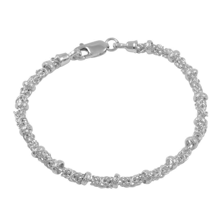 Silver Byzantine Link Bracelet