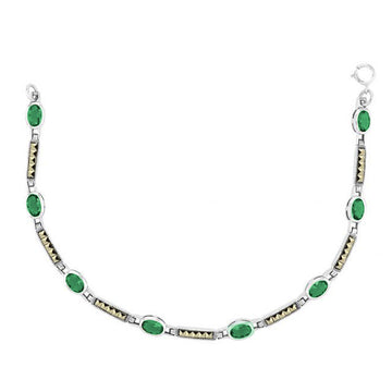 Marcasite Emerald Bracelet