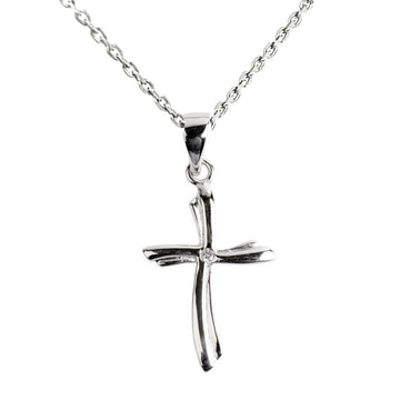 Sterling Silver Cross Necklace