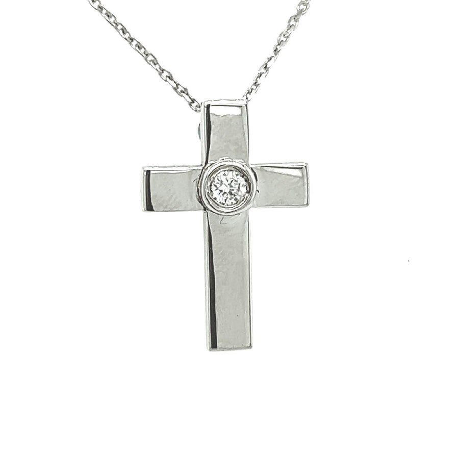 Sterling Silver Cross Necklace