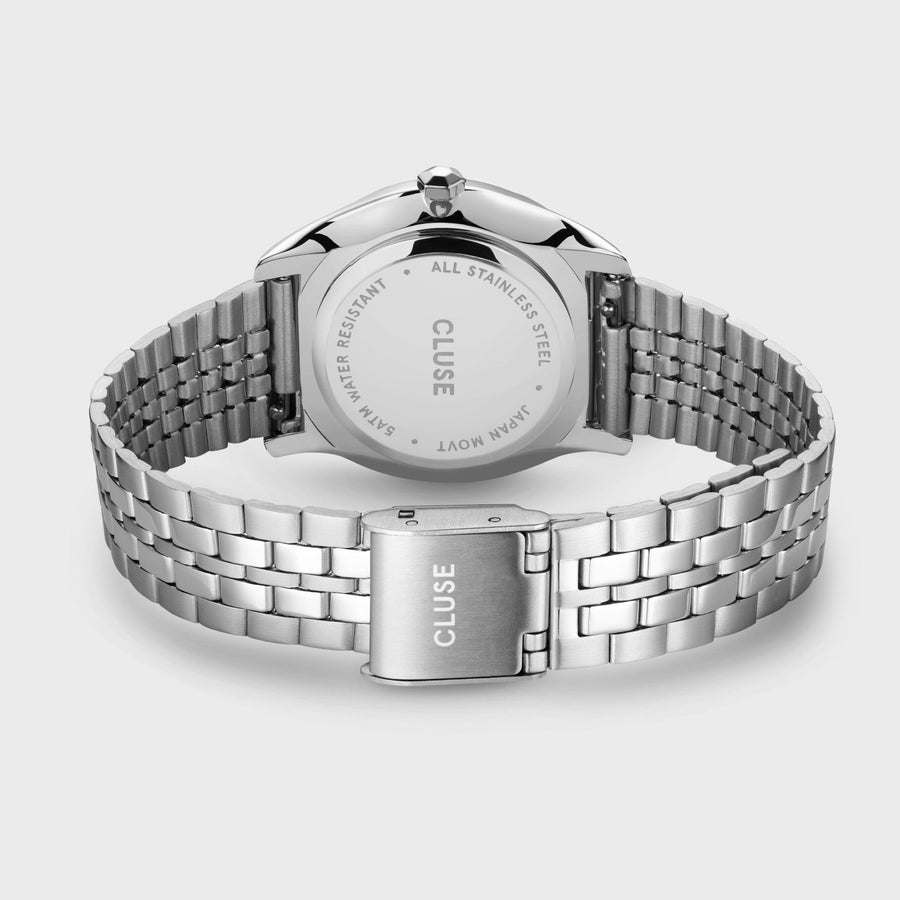 Cluse - Féroce Petite Watch Steel, Silver Linen, Silver Colour