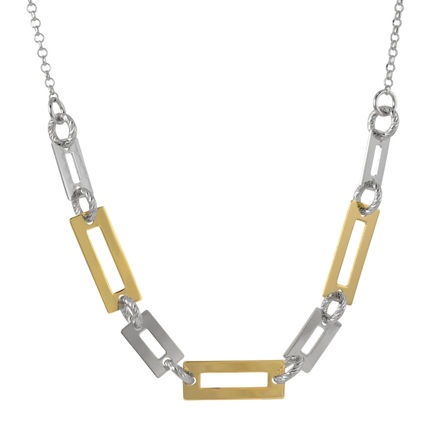 Fraboso - Rectangular Links Necklace