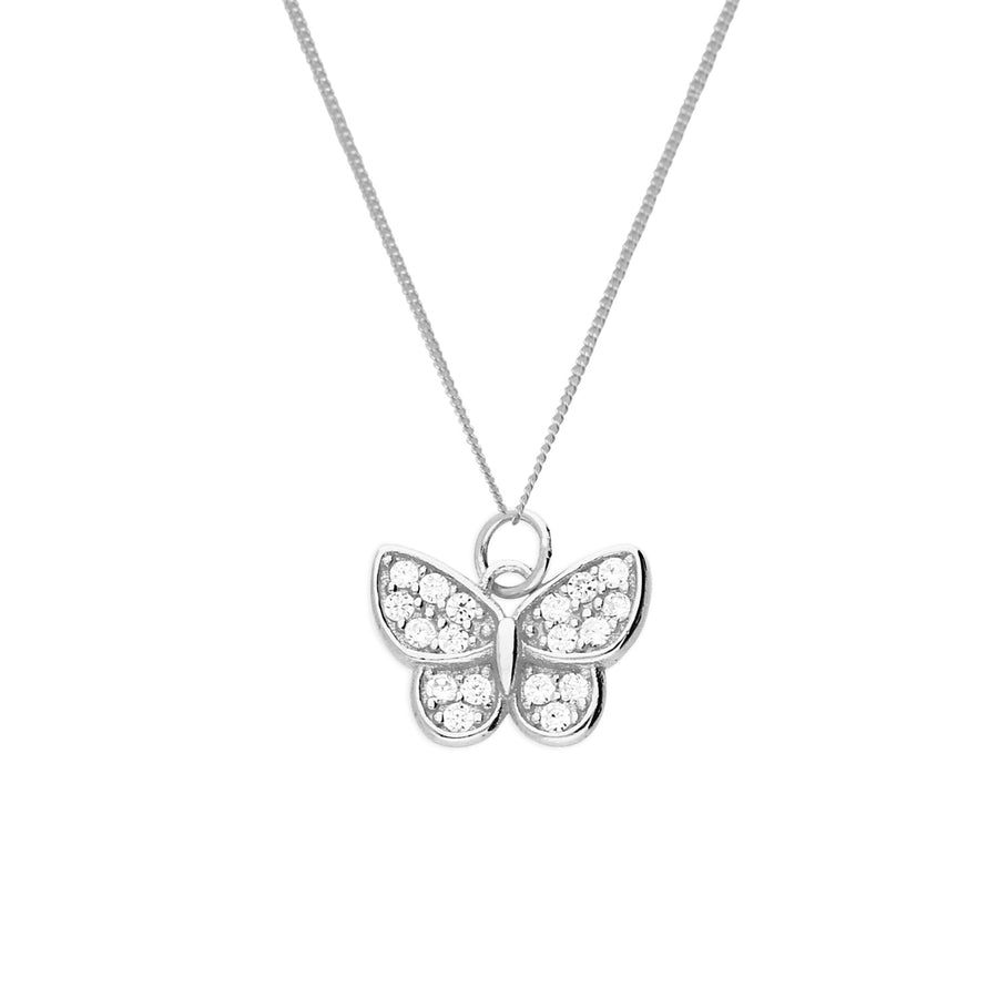 Sterling Silver Butterfly Necklace