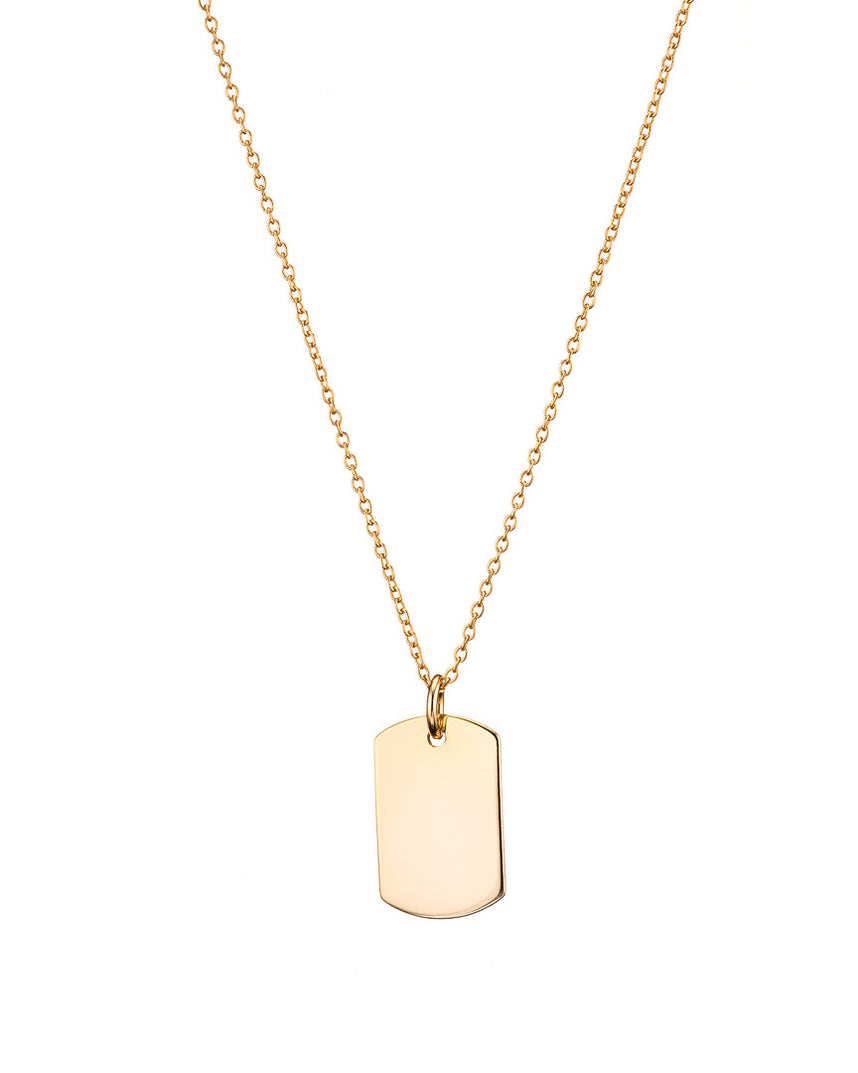 Mary-K - Gold Tag Necklace