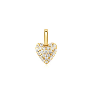 Ania Haie - Gold Heart Pavé Charm