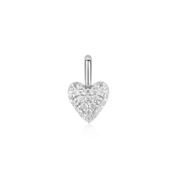 Ania Haie - Silver Heart Pavé Charm