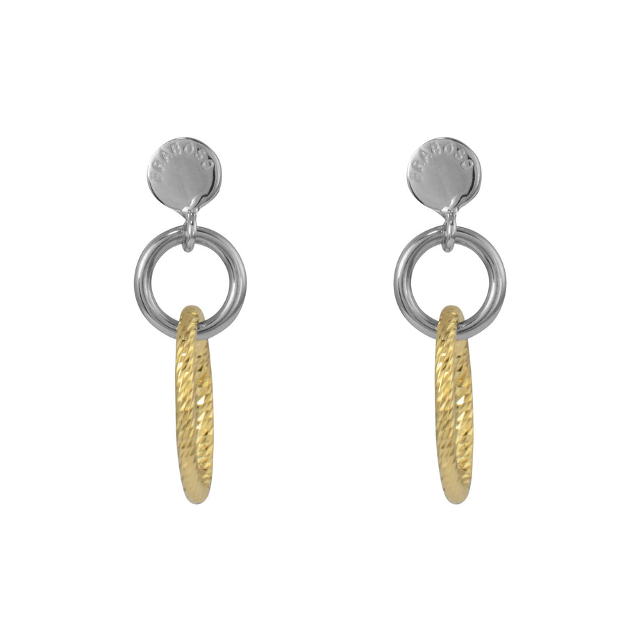 Fraboso - Oval Drop Earrings Yellow