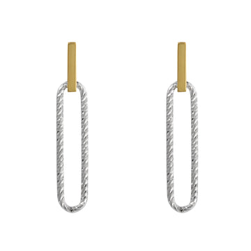 Fraboso - Lozenge Drop Earrings Yellow