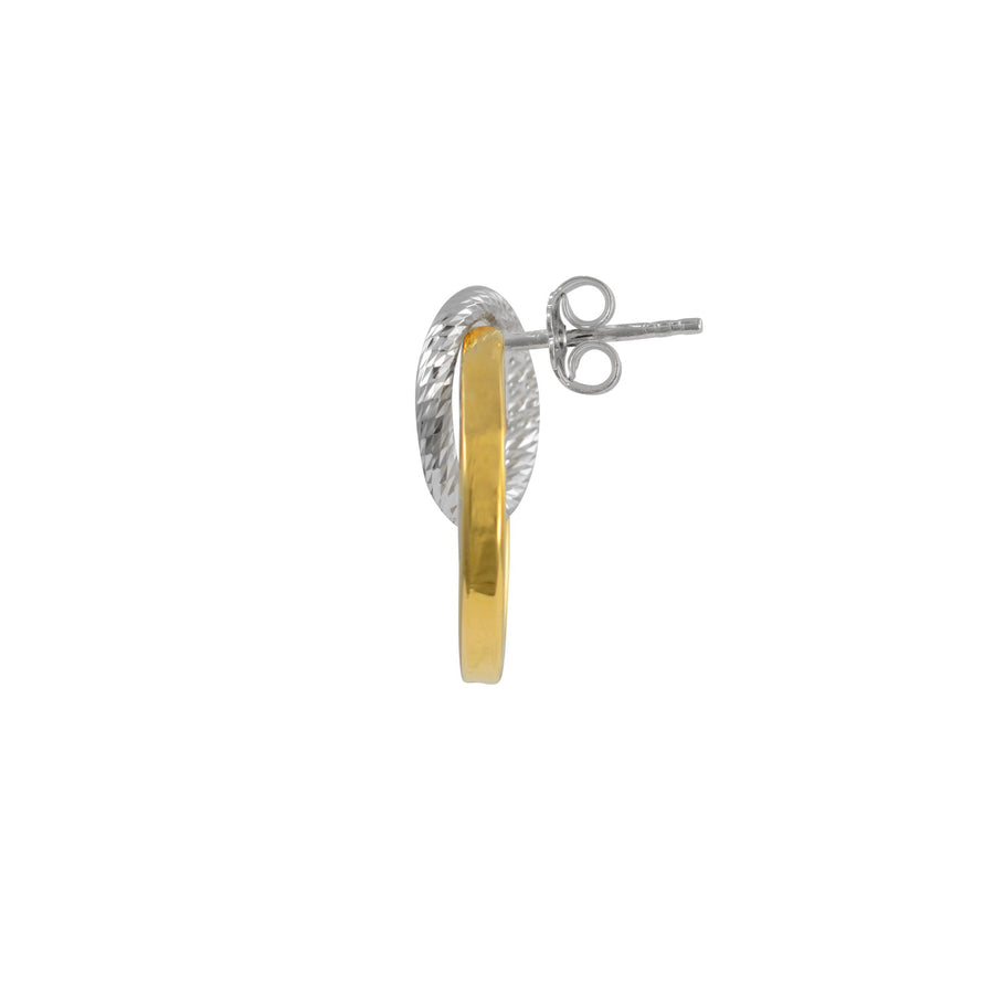 Fraboso - 2 Circles Earrings Yellow