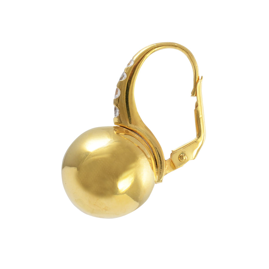 Fraboso - Ball Drop Earrings Yellow