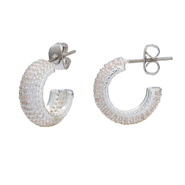 Knight & Day - Adley Silver Hoops