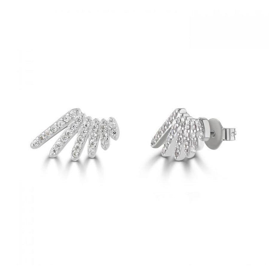 Silver Wings Earrings