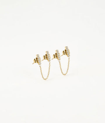 Zag Jewellery - Double Allen Earrings