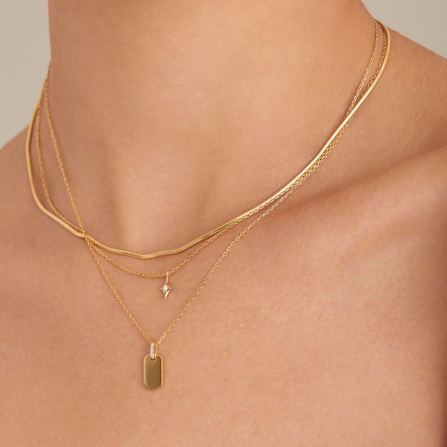 Ania Haie - Gold Snake Chain Necklace