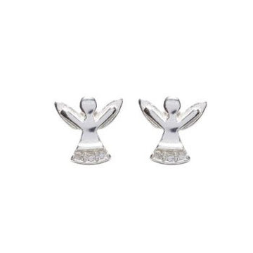 Silver Angel Earrings