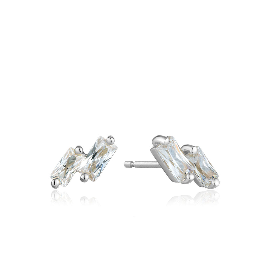 Ania Haie - Silver Glow Stud Earrings