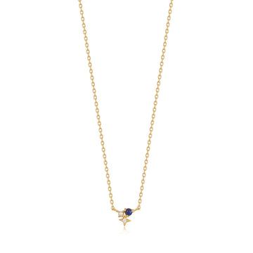 Ania Haie - Gold Lapis Star Necklace