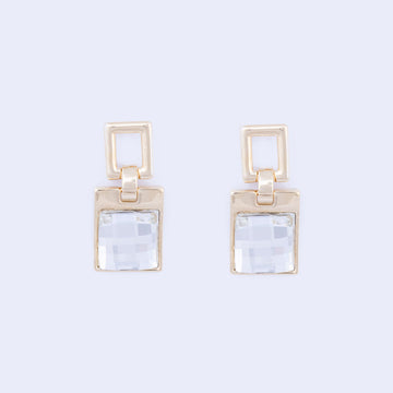 Knight & Day - Rectangular Drop Earrings