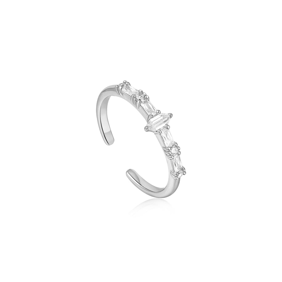 Ania Haie - Silver Sparkle Multi Stone Band Ring