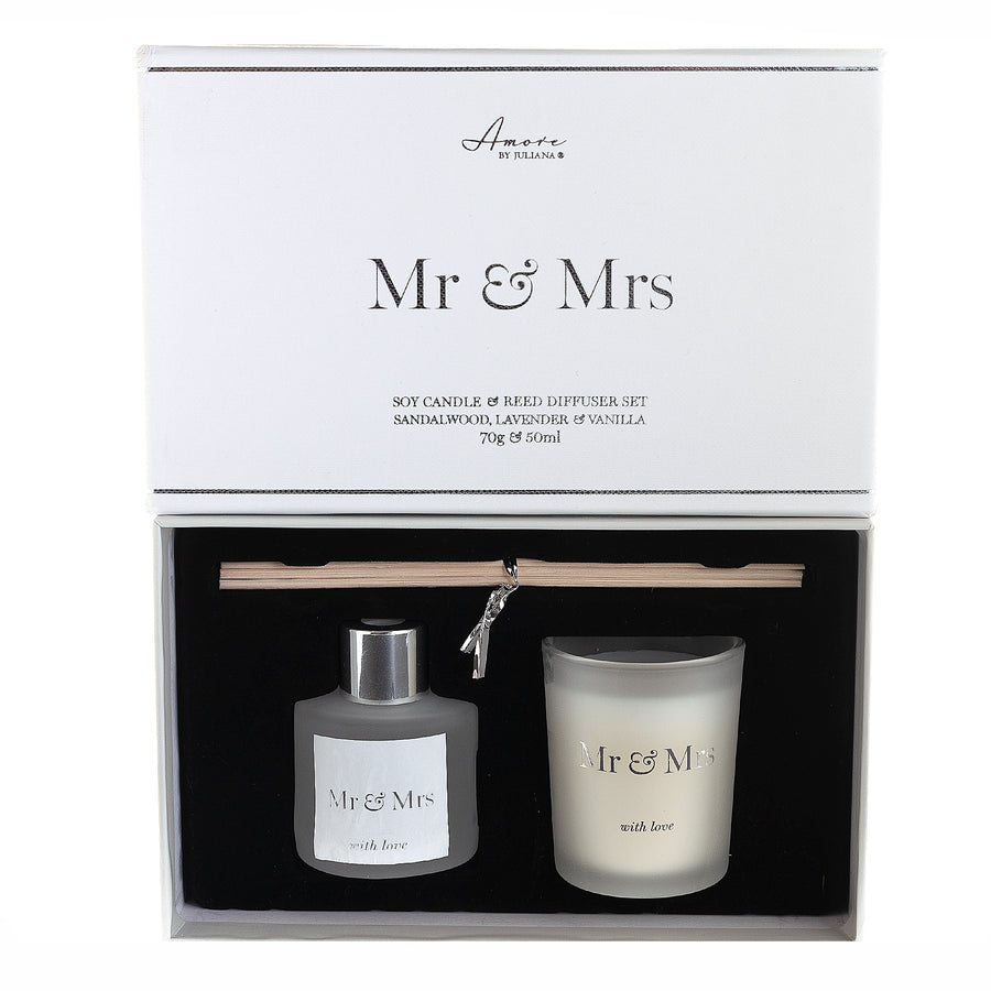 Mr & Mrs Reed Diffuser & Candle Set