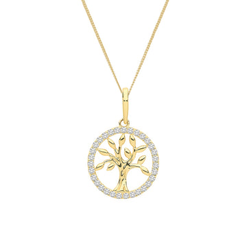 9ct Gold Tree of Life Necklace