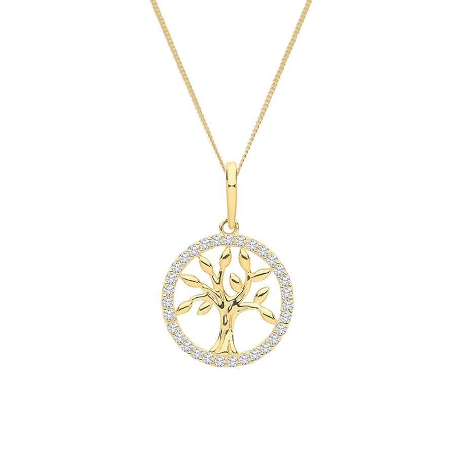 9ct Gold Tree of Life Necklace